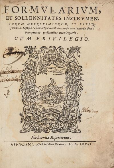 Formularium, Et Sollennitates Instrumentorum Abbreuiatorum Et Extensorum