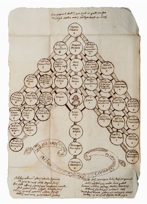 Interessante gruppo di manoscritti di diritto canonico e notariato. Sexti libri decretalium in concilio lugdunensi per Bonifacium VIII editi compendium