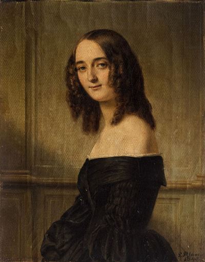 Ritratto di Giovane Donna in un Interno, 1840