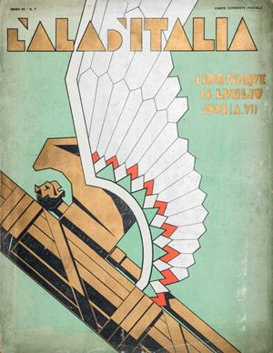 L'ala d'Italia. La più completa, lussuosa e diffusa rivista mensile di aeronautica