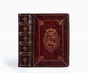 Rara opera in elegante legatura con le armi di [Maria Flaminia] Pamphili e [Andrea] Giustiniani. Prediche fatte nel palazzo apostolico [...]. Parte prima