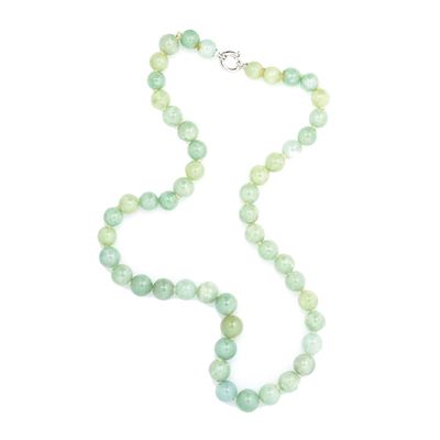 Collana in Giadeite a Filo di Boules in