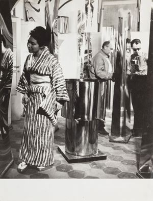 Donna giapponese in kimono
