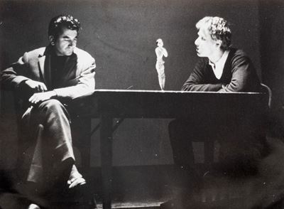 Daniel Gelin e Jean Loup Philippe alla Biennale di Parigi del 1963