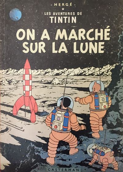 Le Aventures De Tintin. On a Marché Sur la Lune