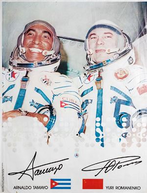 Primer vuelo conjunto sovietico-cubano (Arnaldo Tamayo e Yuri Romanenko)