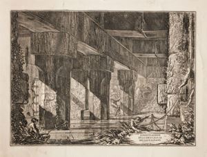 Dimostrazioni dell'emissario del lago Albano. Tartaro dell'acqua