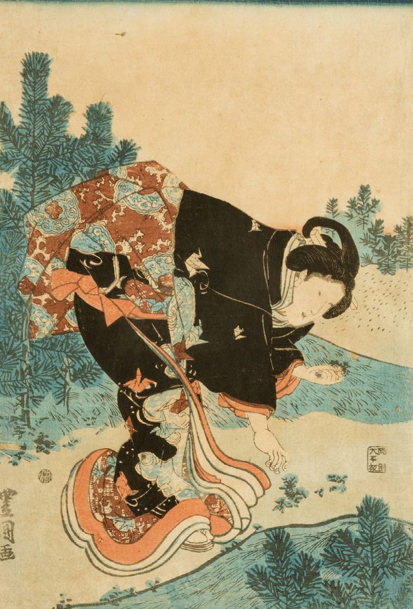 Giappone - Kunisada, Utagawa / Toyokuni III, Utagawa - Figure di Donne