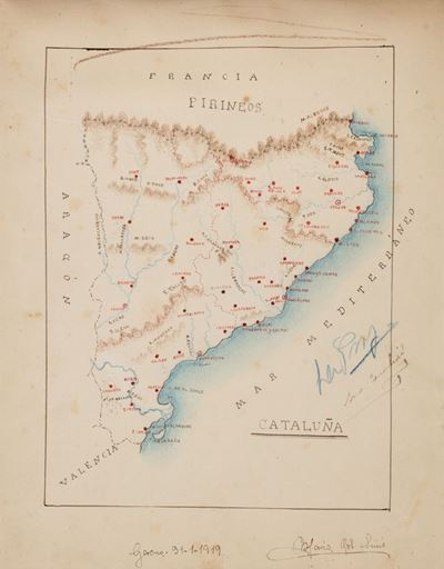 Piante delle regioni - Raccolta di Tavole Geografiche del 1919