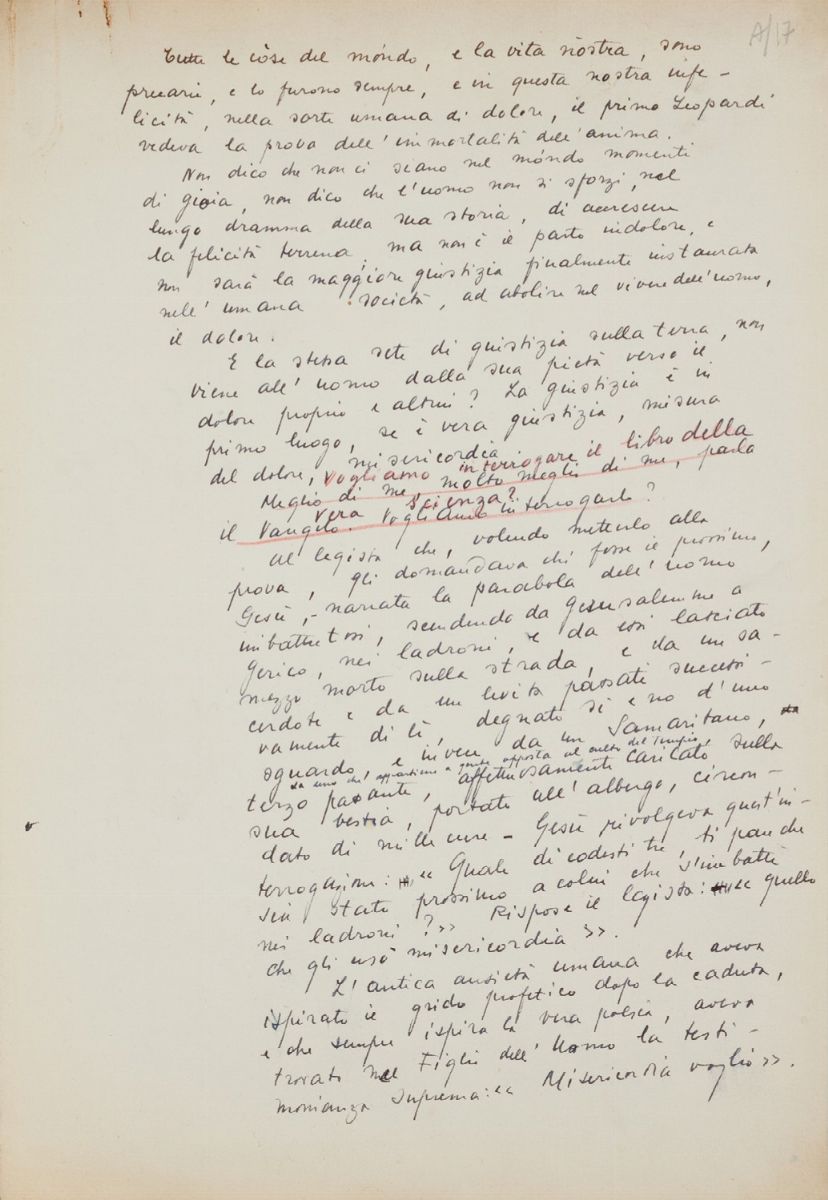 Giuseppe Ungaretti - Manoscritti e Lettere