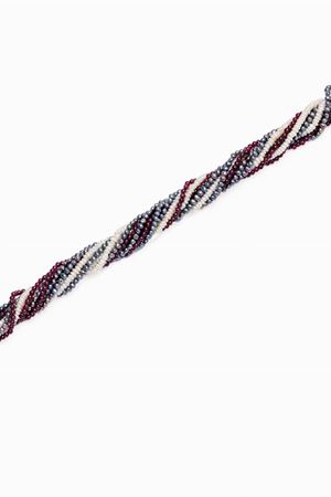 in oro 18kt, perle coltivate e granati