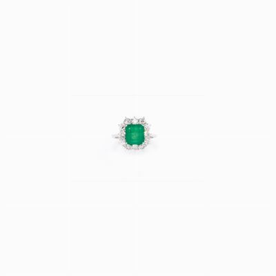 Anello in Smeraldo e Diamanti, Circa 197