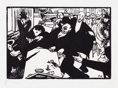 La Rixe Ou la Scène Au Café, 1892