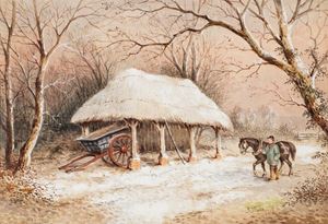 Inverno in campagna, 1886