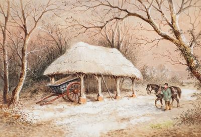 Inverno in Campagna, 1886