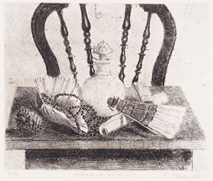 Natura morta con ventaglio, 1931