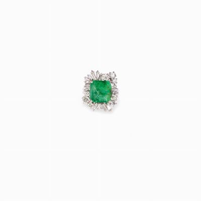 Anello in Smeraldo e Diamanti, Circa 197