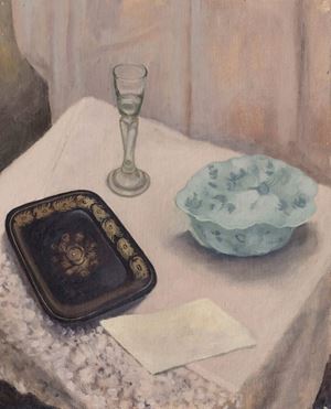 Natura morta con bicchiere di vetro, 1933