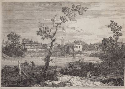 Capriccio con il Villaggio di Dolo