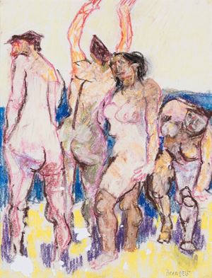 Four bathers