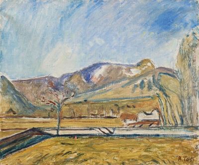 Verso la primavera, olio su tela, 1951