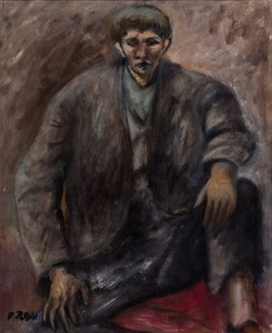 Seated man