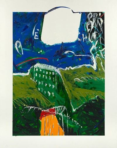 É casa vecchia, 1988 | Smalti su tela