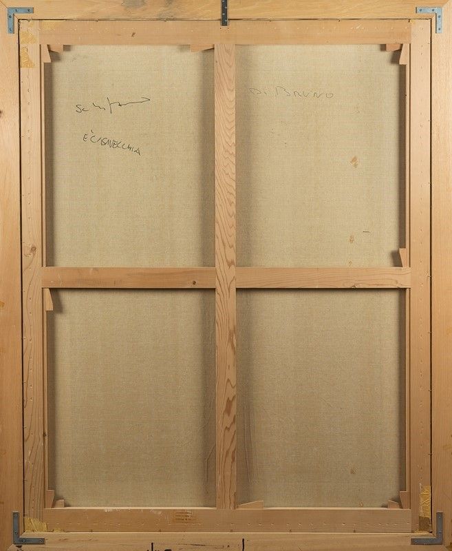 Mario Schifano - É casa vecchia, 1988 | Smalti su tela
