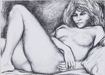 Ragazza Sdraiata, 1972