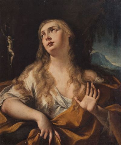 Maddalena penitente, olio su tela, cm 75 x 63