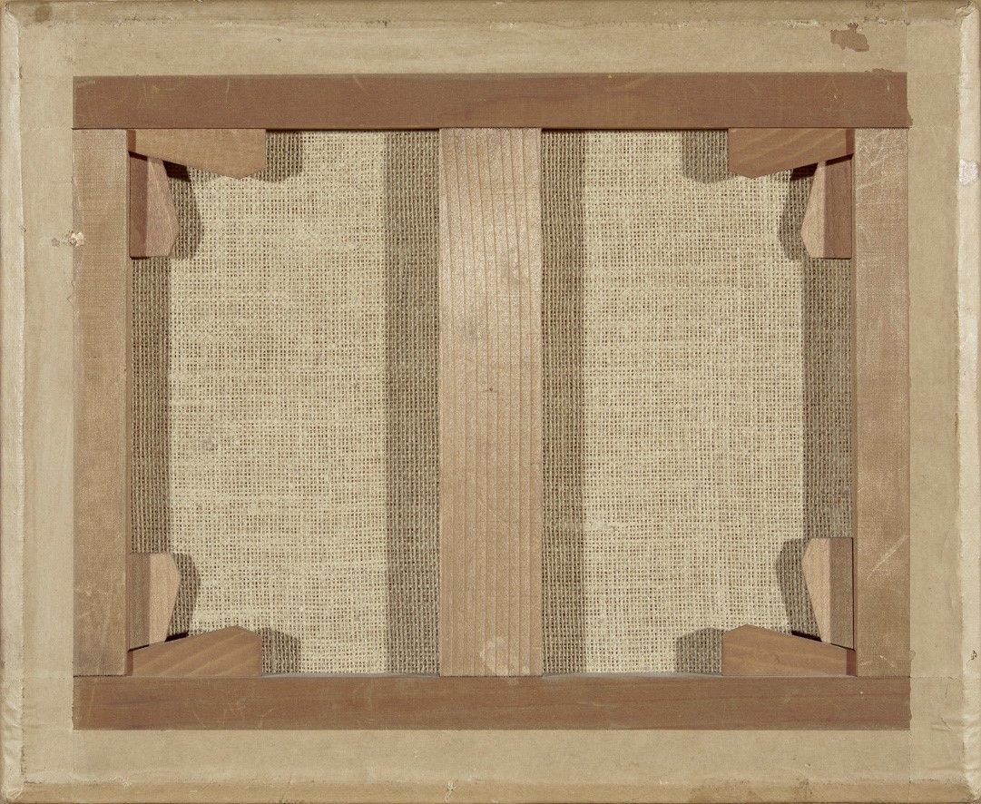 Scuola Bolognese, Inizi Secolo XVII - Anonimo, La fuga in Egitto, olio su tela en grisaille