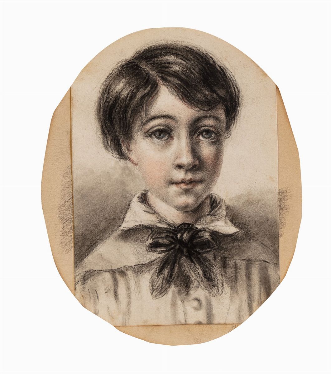 Scuola Italiana del XIX Secolo - Quattro Piccoli Ritratti