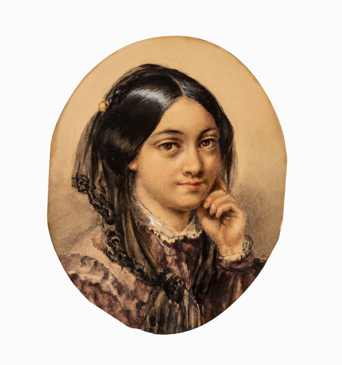Scuola Italiana del XIX Secolo - Quattro Piccoli Ritratti