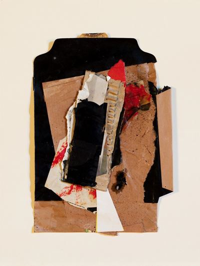 Busta per..., assemblage polimaterico, 1963