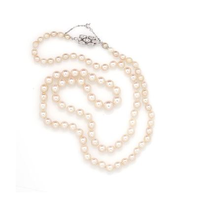 Collana in Perle Lungo Filo di Perle Col