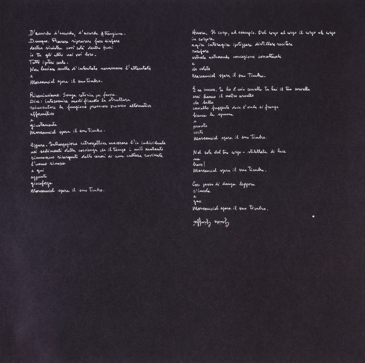 Claudio Cintoli - Jarrygliare - Marcanciel Stuprò, 1974