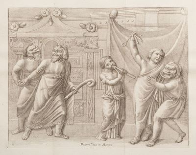 Dissertatio De Larvis Scenicis Et Figuris Comicis Antiquorum Romanorum Ec Italica in Latinam Ling...