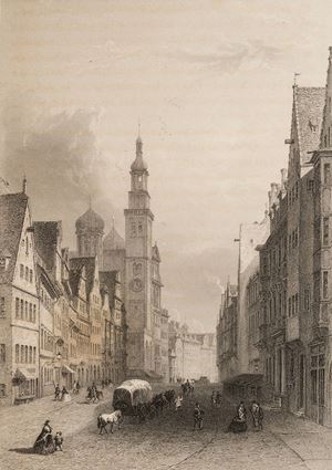 Due volumi corredati da pregevole apparato iconografico. Voyage pittoresque en Allemagne: partie m&eacute;ridionale