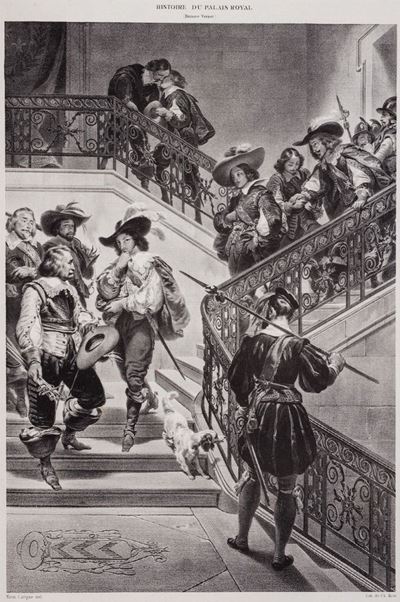 Jean Illustrati - Vatout, Histoire lithographiée du Palais Royal