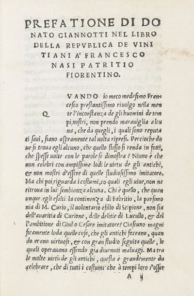 Libro De la Republica De Vinitiani
