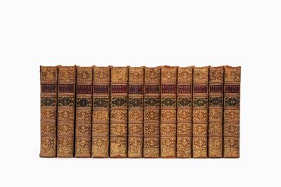 Opere complete, edizione illustrata con incisioni in rame, 12 voll., 1780