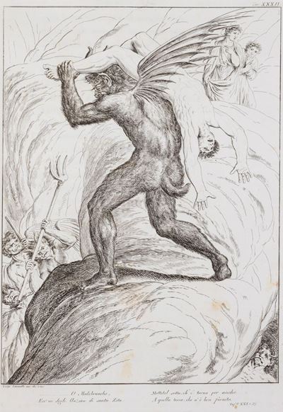La Divina Commedia, edizione illustrata con incisioni neoclassiche (Firenze, 1817)