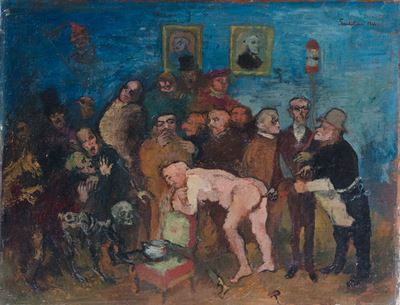 I medici illustri, olio su tela, 1944