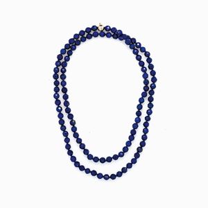 COLLANA IN LAPISLAZZULI E PLATINO
ad un 