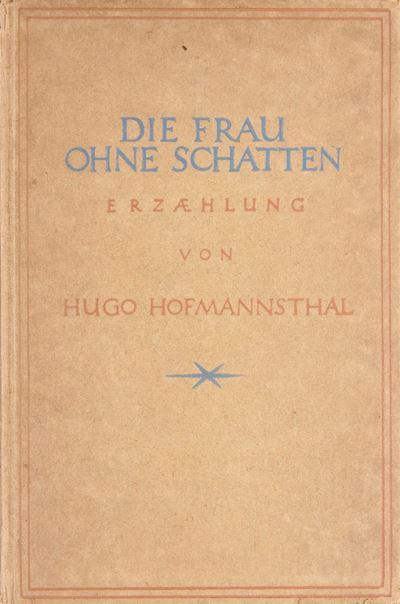 Die Frau ohne Schatten (prima edizione), 1919