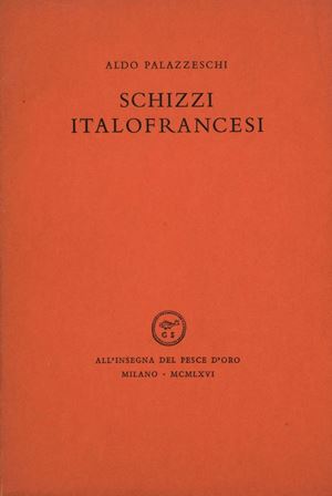 Edizione composta per celebrare gli ottanta anni dello scrittore e poeta toscano, contiene sedici poesie scritte in francese. Gambetti-Vezzosi p. 613. Schizzi italofrancesi