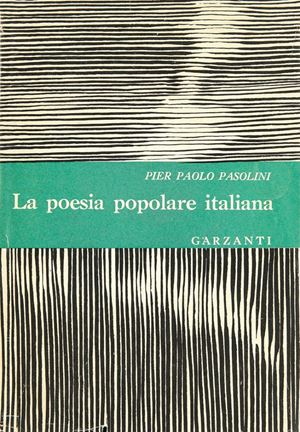 La poesia popolare italiana