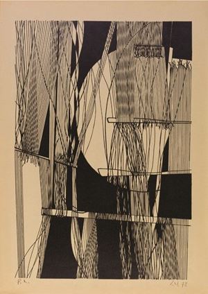 Composizione nero e avana, 1972