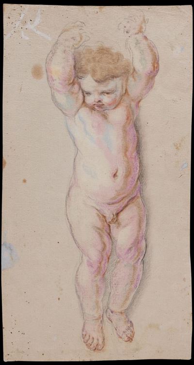 Attribuzione sconosciuta, Putto per una decorazione architettonica