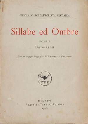 Sillabe ed Ombre. Poesie